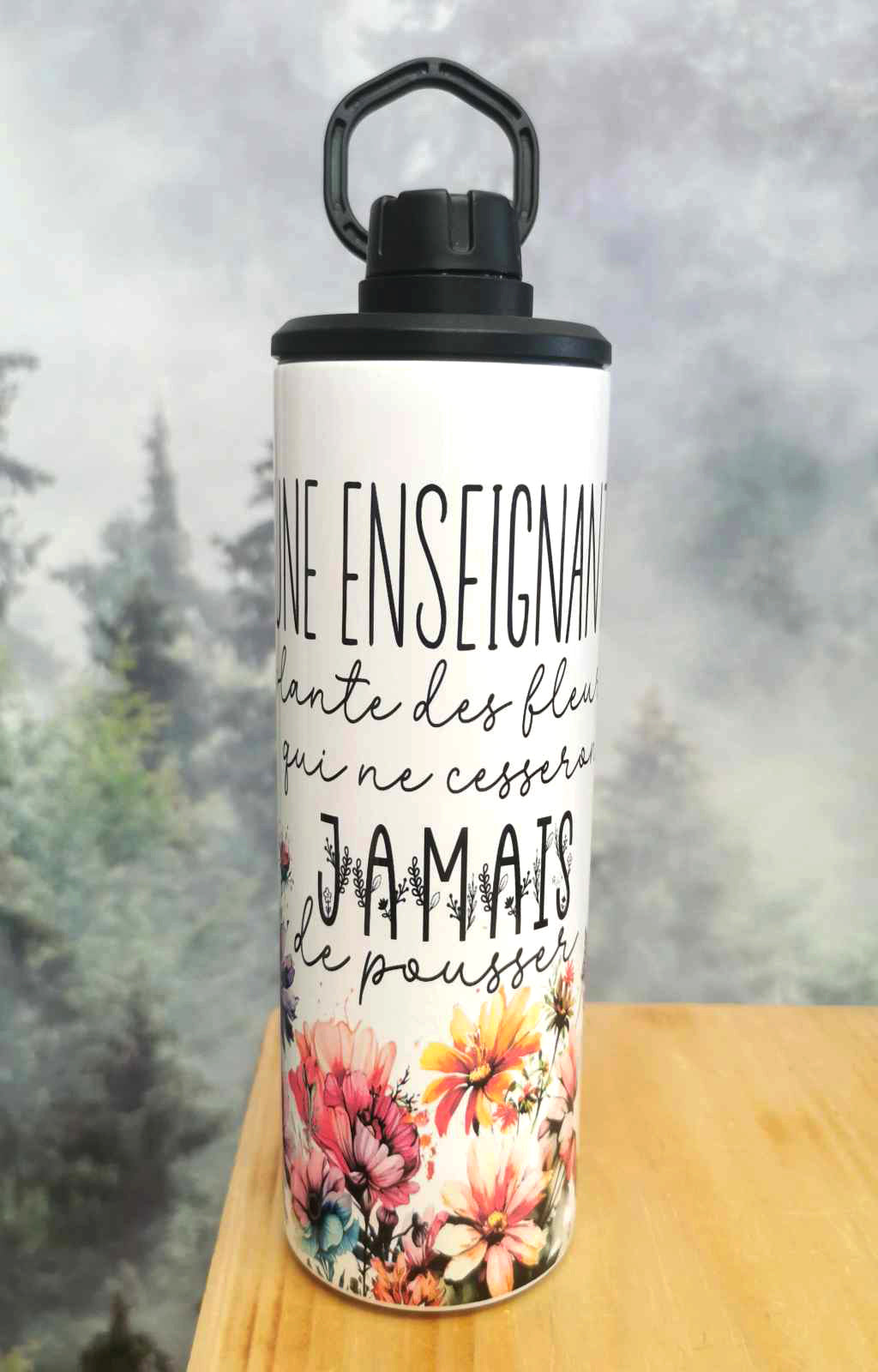 Gourde isotherme sport 20 0z. - Cadeau pour enseignante